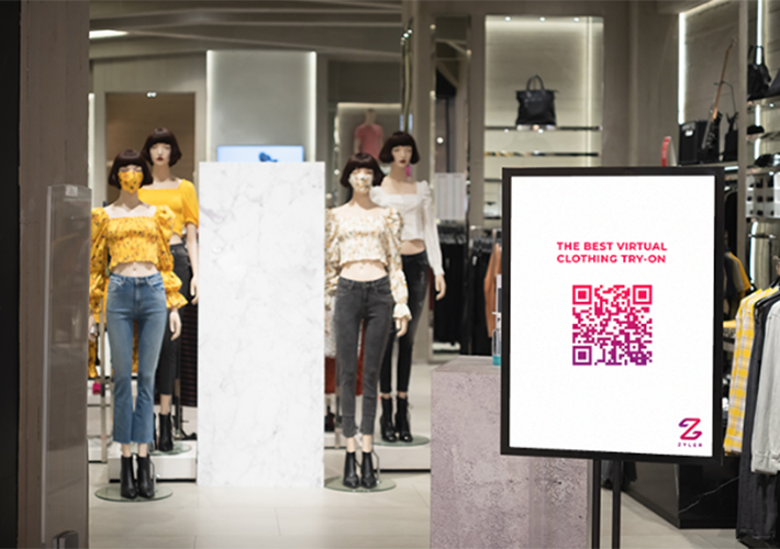 Foto Digital display experience platform, Raydiant, partners with Zyler to offer virtual try-on to fashion retailers in-store.